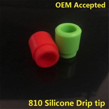 810 silicone drip tip