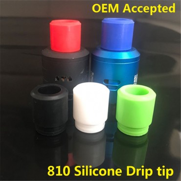 810 silicone drip tip