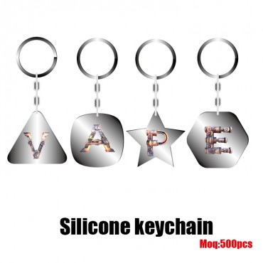 Pvc Silicone key ring