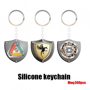 Pvc Silicone key ring