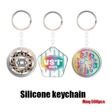 Pvc Silicone key ring