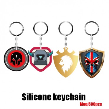 Pvc Silicone key ring